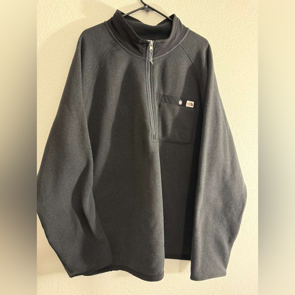 The North Face Men's Charcoal Zip-Up Sweater